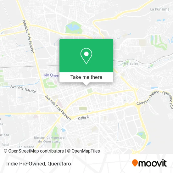 Indie Pre-Owned map