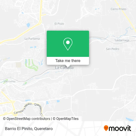 Barrio El Pinito map