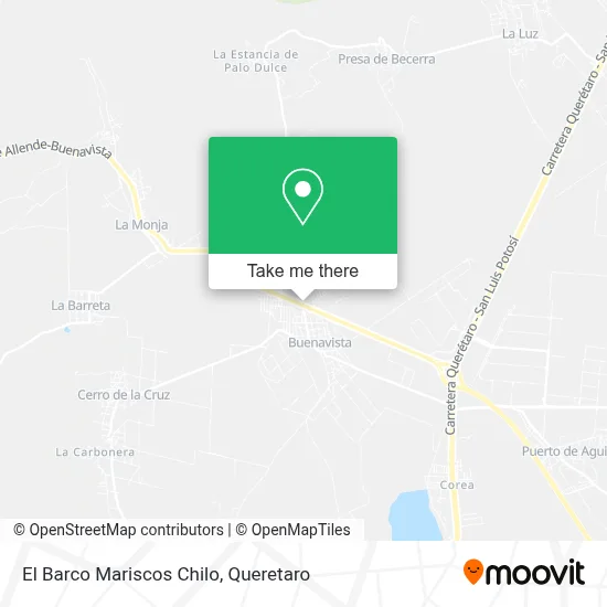 El Barco Mariscos Chilo map