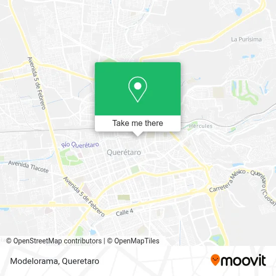 Modelorama map
