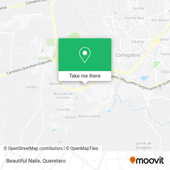 Beautiful Nails map