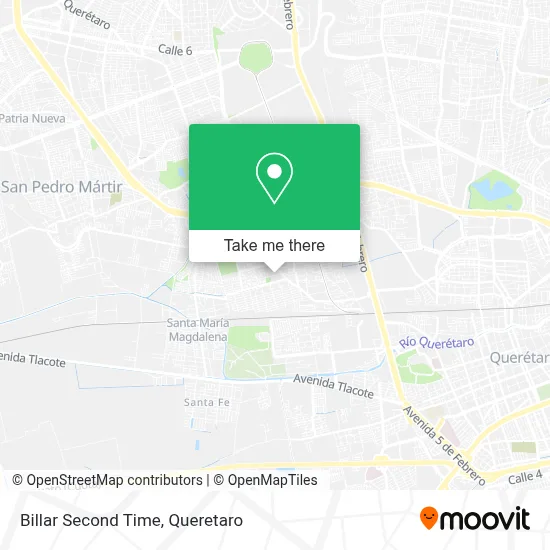 Billar Second Time map