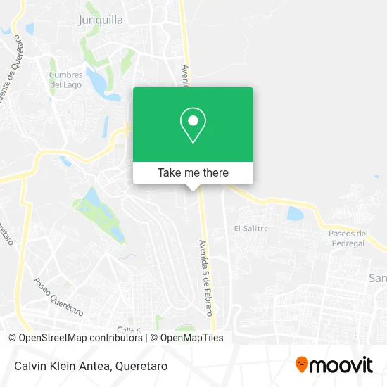Calvin Klein Antea map