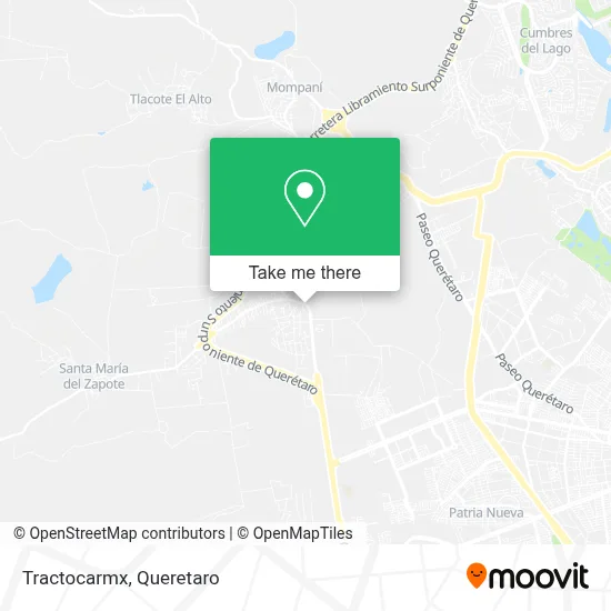 Tractocarmx map