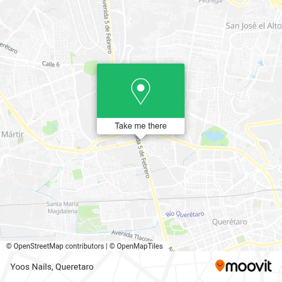 Yoos Nails map