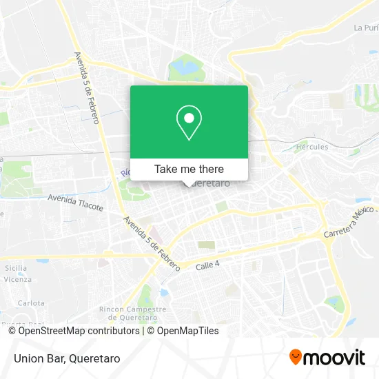 Bar Union map