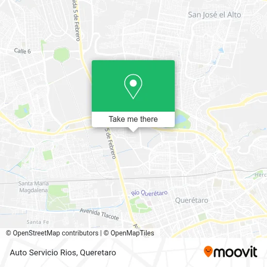 Auto Servicio Rios map