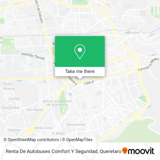 Renta De Autobuses Comfort Y Seguridad map