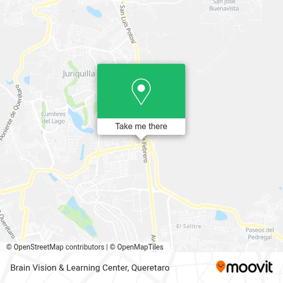 Brain Vision & Learning Center map