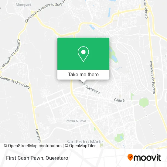 First Cash Pawn map