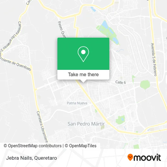 Jebra Nails map