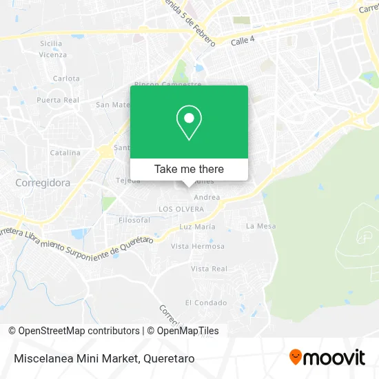Miscelanea Mini Market map