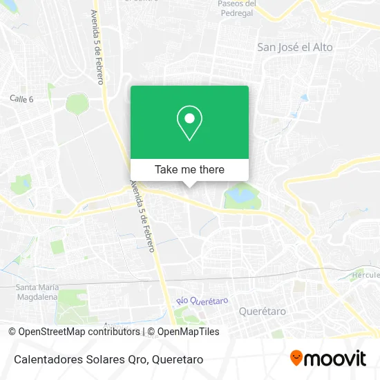 Calentadores Solares Qro map