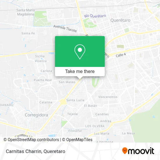 Carnitas Charrin map