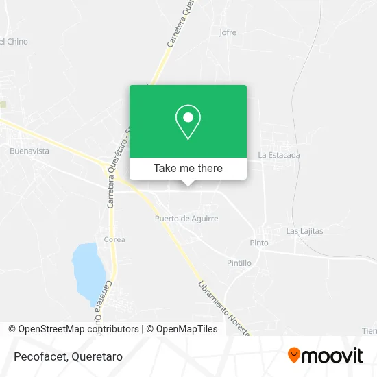 Pecofacet map
