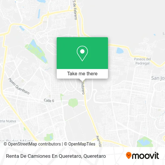 Renta De Camiones En Queretaro map