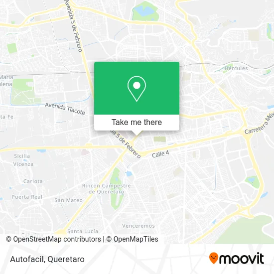 Autofacil map