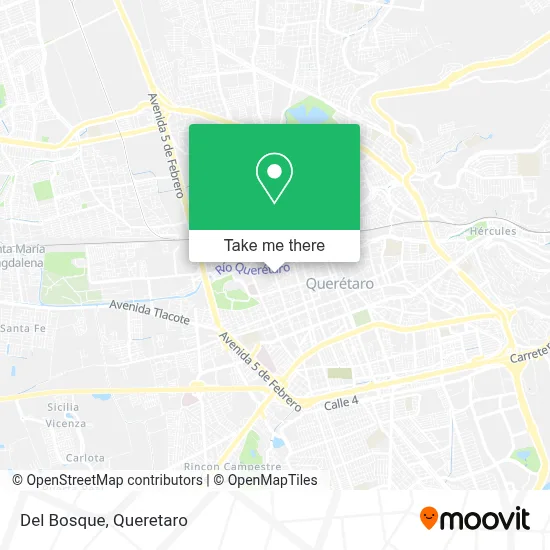 Del Bosque map