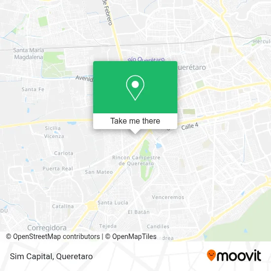 Sim Capital map