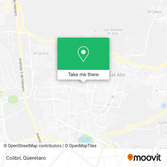 Colibrí map
