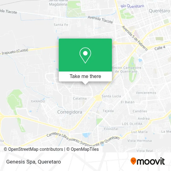 Genesis Spa map