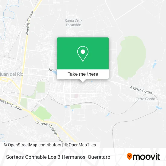 Sorteos Confiable Los 3 Hermanos map