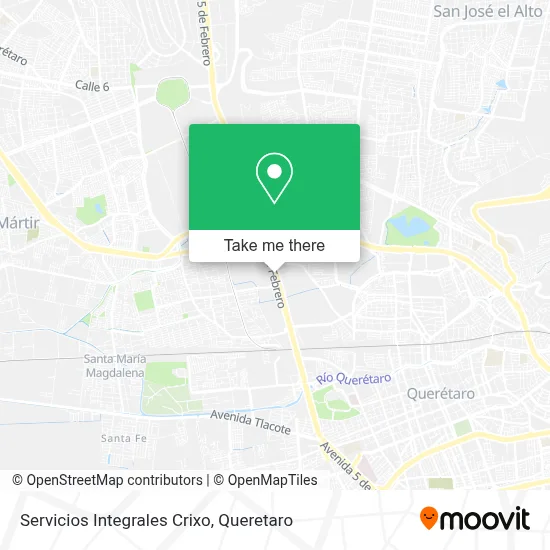 Servicios Integrales Crixo map