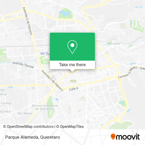 Parque Alameda map