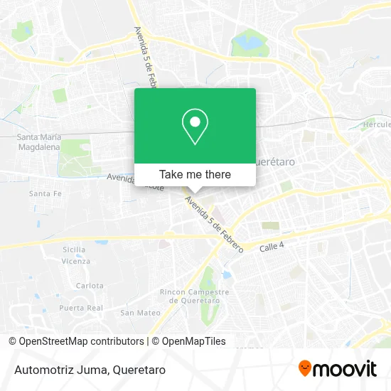 Automotriz Juma map
