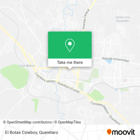 El Botas Cowboy map