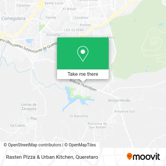 Rasten Pizza & Urban Kitchen map