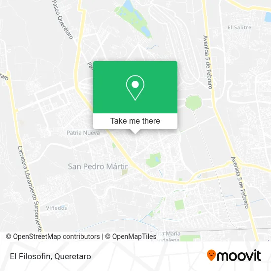 El Filosofin map