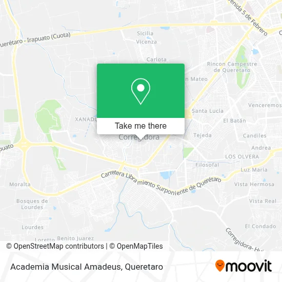 Academia Musical Amadeus map