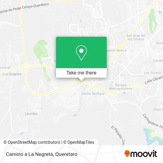 Mapa de Camino a La Negreta