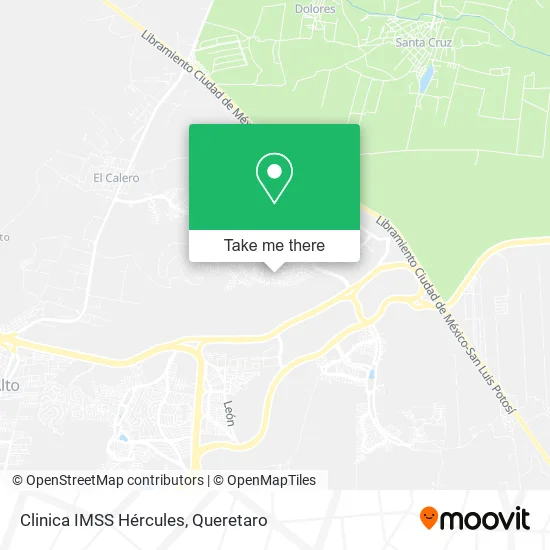 Mapa de Clinica IMSS Hércules
