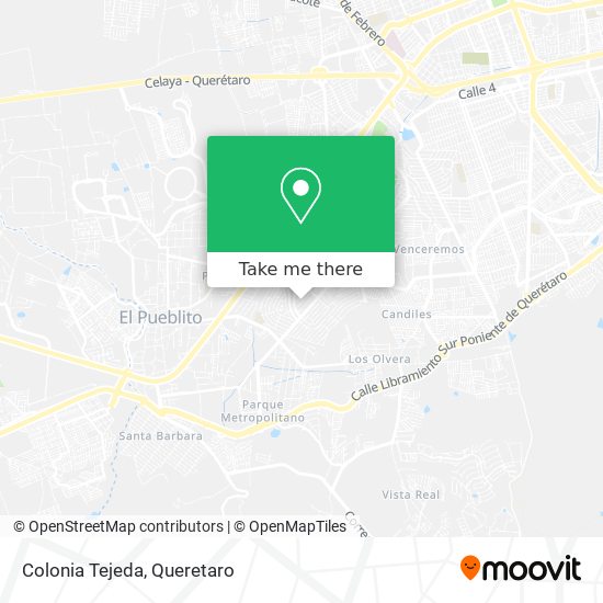 Mapa de Colonia Tejeda