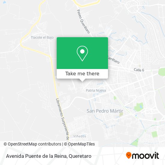 Avenida Puente de la Reina map