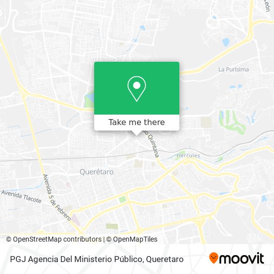 PGJ Agencia Del Ministerio Público map