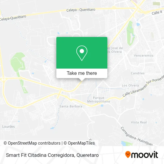 Mapa de Smart Fit Citadina Corregidora