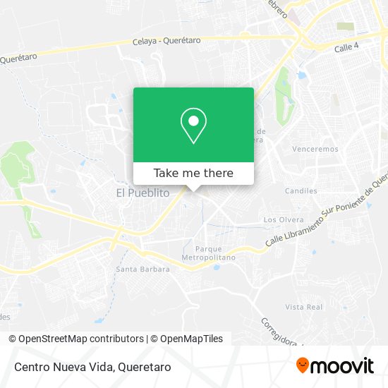 Mapa de Centro Nueva Vida