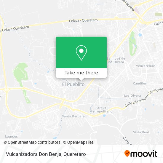 Vulcanizadora Don Benja map