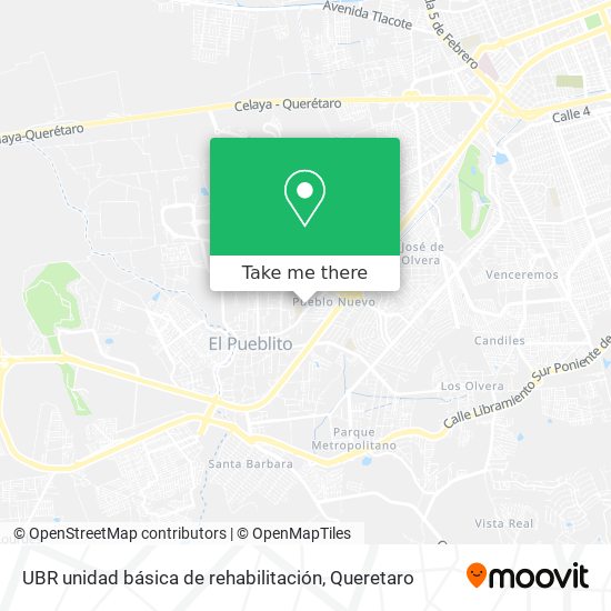 UBR unidad básica de rehabilitación map