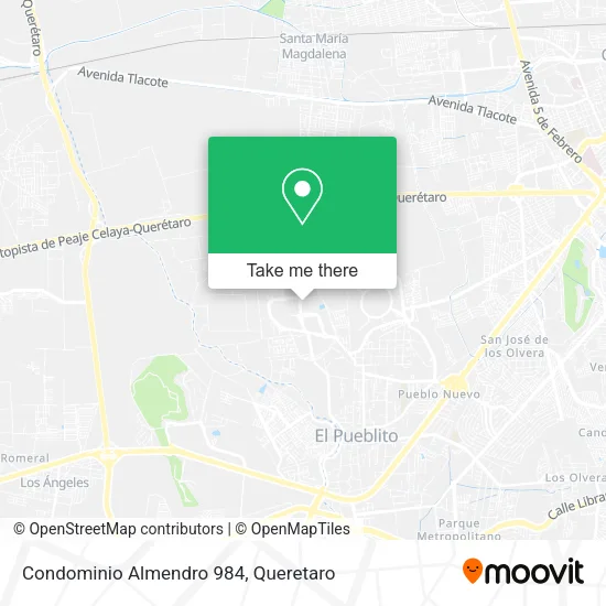 Mapa de Condominio Almendro 984