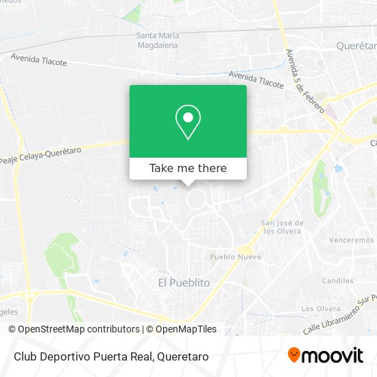 Club Deportivo Puerta Real map