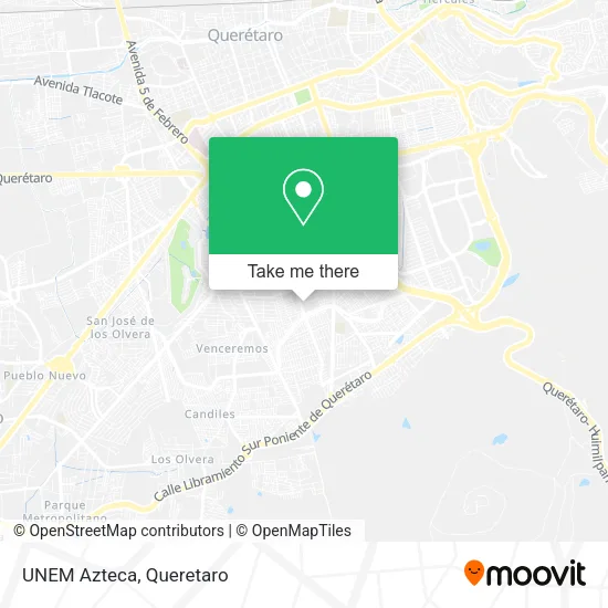 Mapa de UNEM Azteca