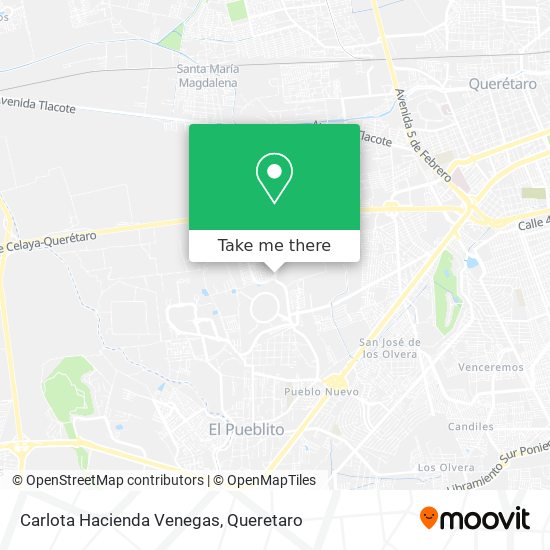 Carlota Hacienda Venegas map
