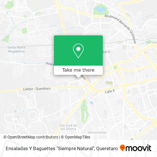Mapa de Ensaladas Y Baguettes "Siempre Natural"