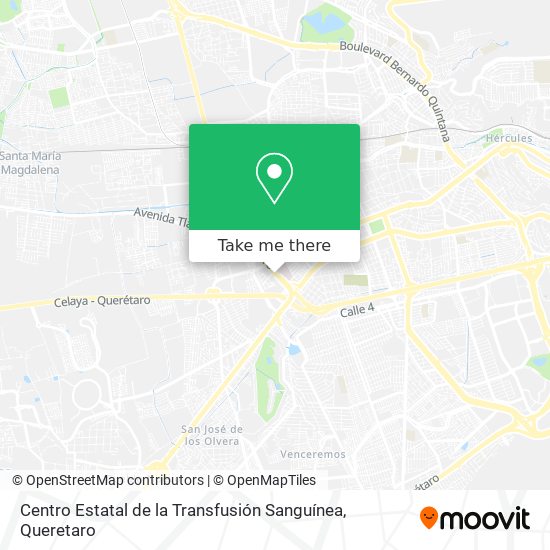 Centro Estatal de la Transfusión Sanguínea map
