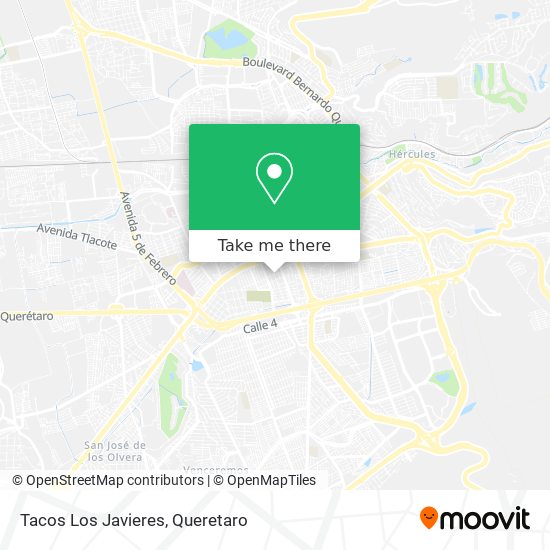 Mapa de Tacos Los Javieres