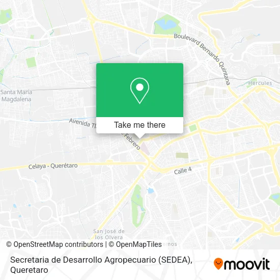 Mapa de Secretaria de Desarrollo Agropecuario (SEDEA)